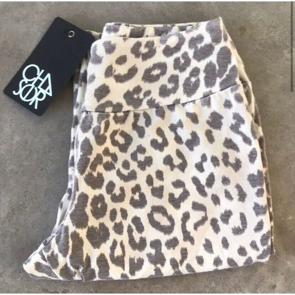 Chaser Quadra Blend Bike Shorts Leopard M Medium NWT Biker Short - Picture 5 of 6